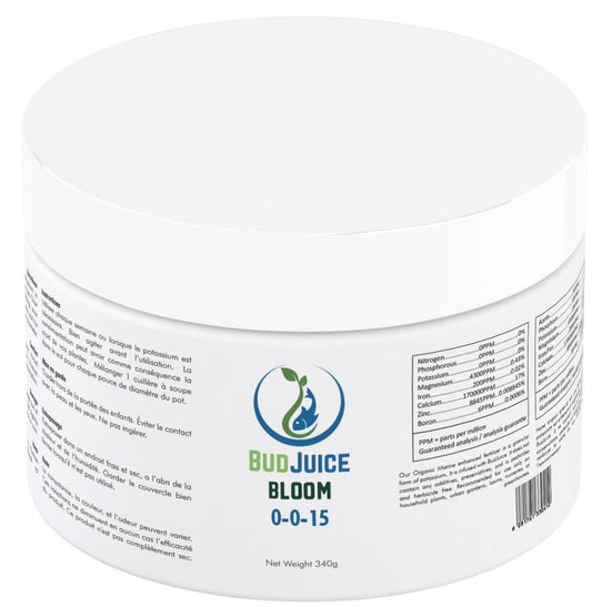BUDJUICE - Bloom 0-0-15 Organic Fertilizer Kelp Based Potassium - BudJuice